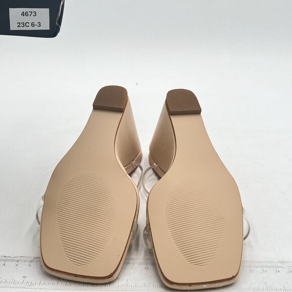 FOWT Open Toe Platform Mules Slip on Wedge High Heel Slippers Double Strap Casu - Picture 7 of 8